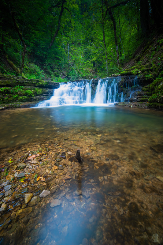 Wasserfall in der Gauchachschlucht