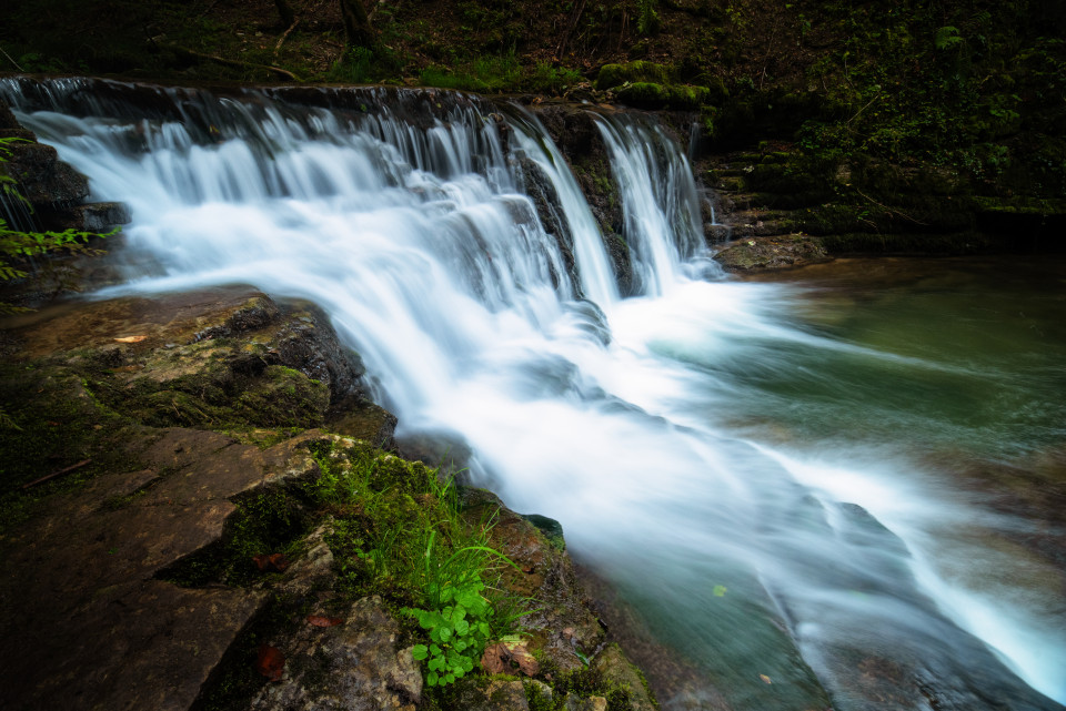 Wasserfall in der Gauchachschlucht