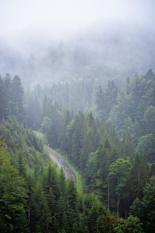 Über der Straße nach Glashütte