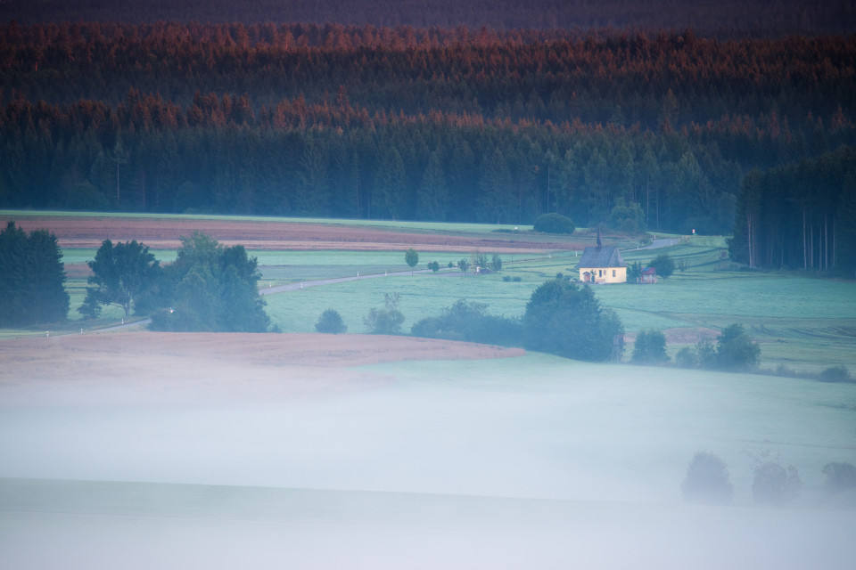 Blick zur Weiler Kapelle