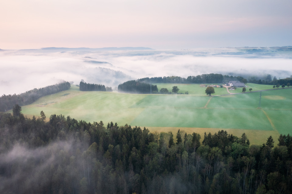 Frühnebel über Gauchach- und Wutachschlucht