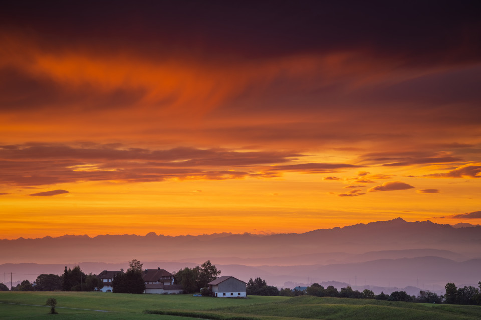 Morgenstimmung bei Föhnwetterlage