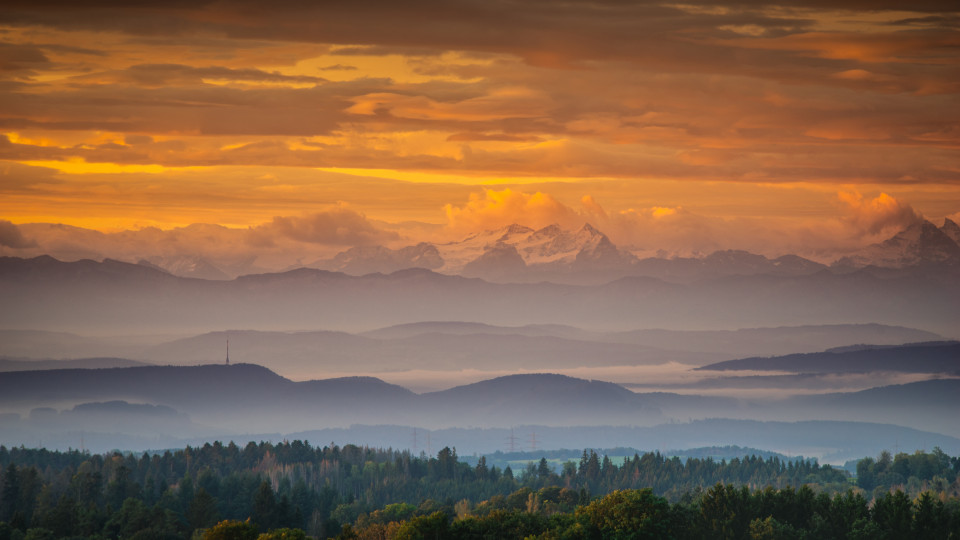 Morgenstimmung bei Föhnwetterlage