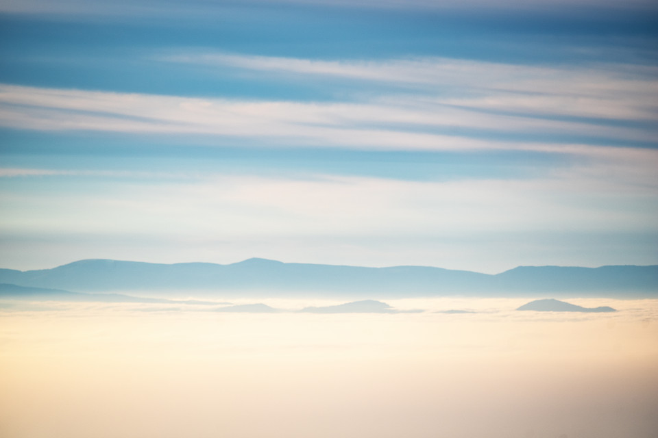 Blick vom Schauinsland zu den Vogesen