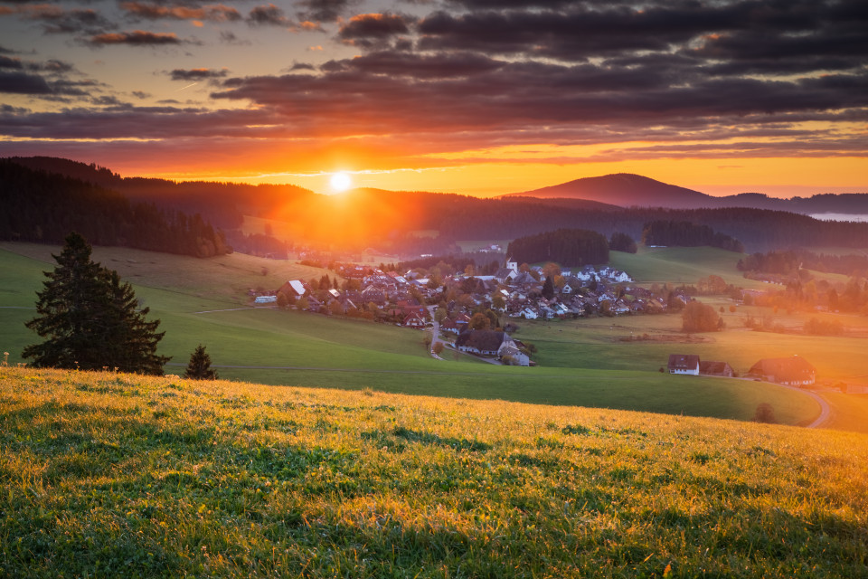 Sonnenaufgang über Breitnau