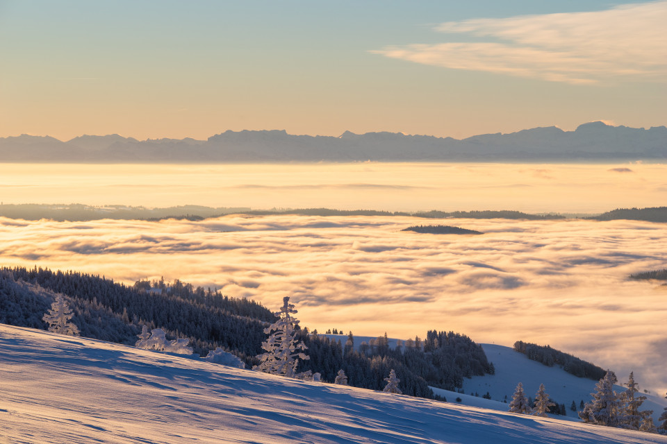 Inversion unter dem Herzogenhorn