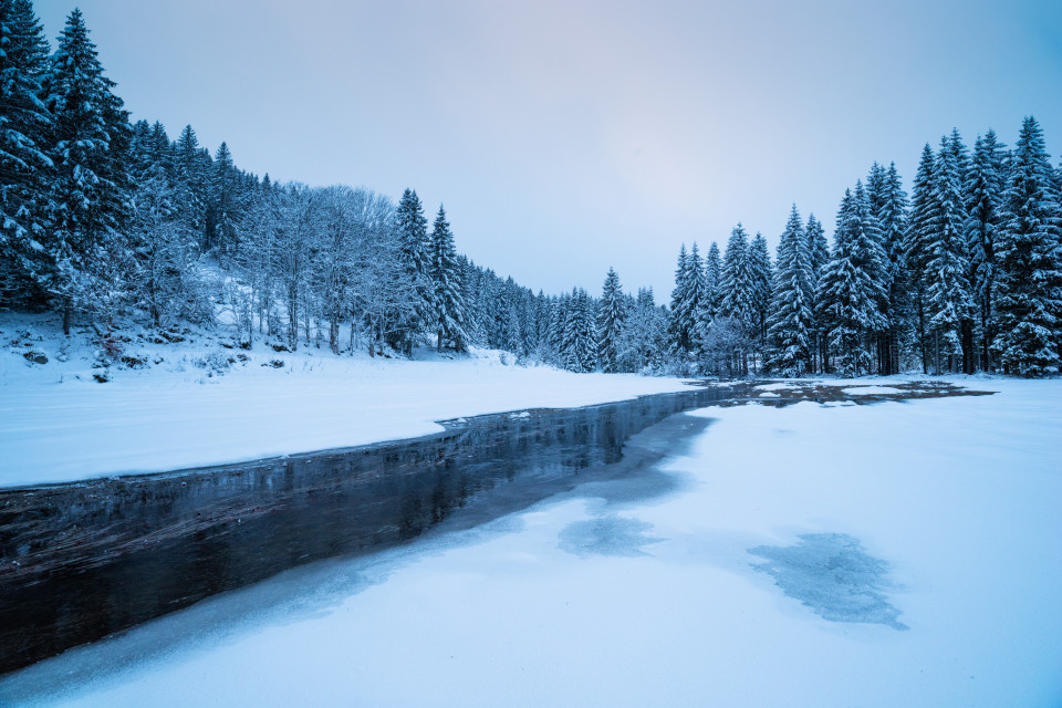 Winterlandschaft bei Blasiwald