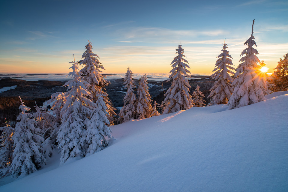 Winterlandschaft am Seebuck