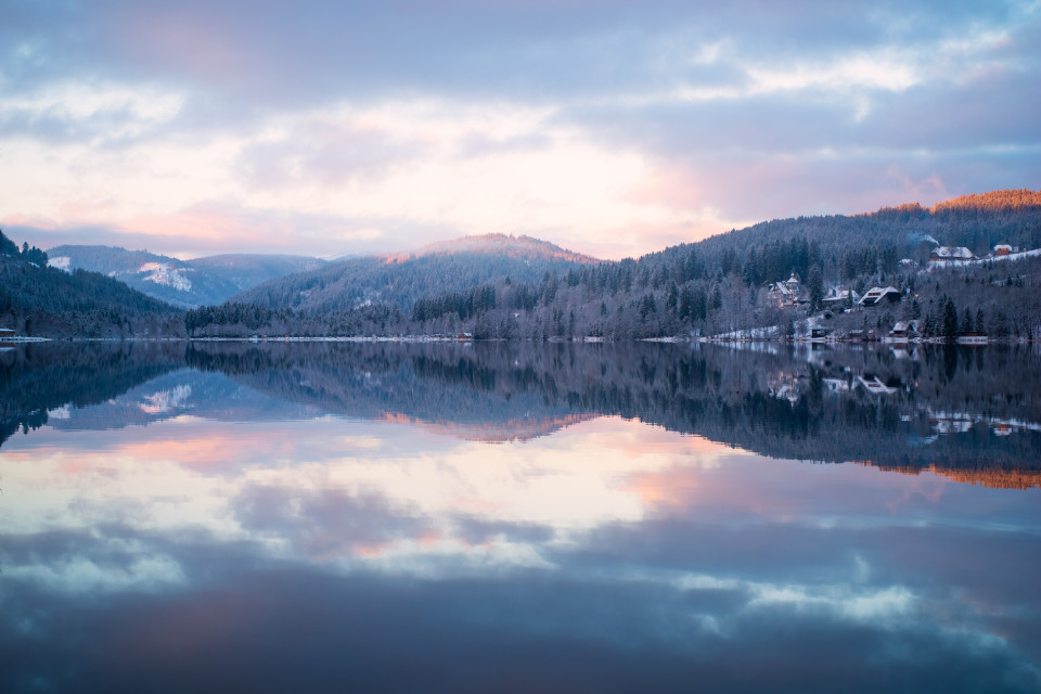 Wintermorgen am Titisee