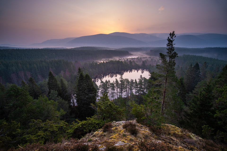 Aussicht über Uath Lochans