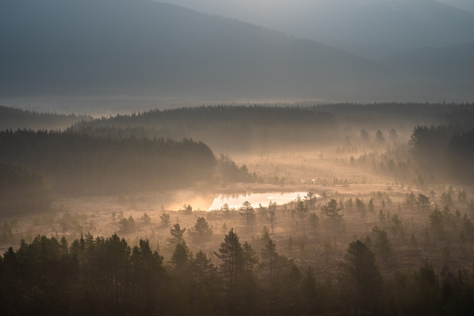 Aussicht über Uath Lochans