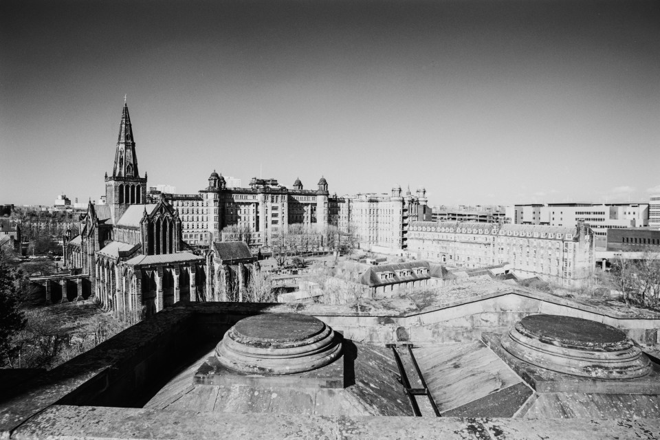 Glasgow, Aussicht vom Friedhof