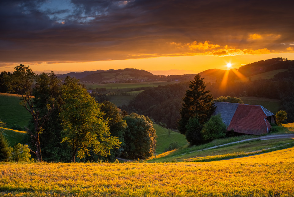 Sonnenuntergang bei St. Peter