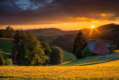 Sonnenuntergang bei St. Peter