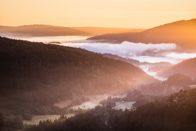 Morgenstimmung über dem Seebachtal