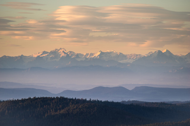 Alpenblick vom Herzogenhorn