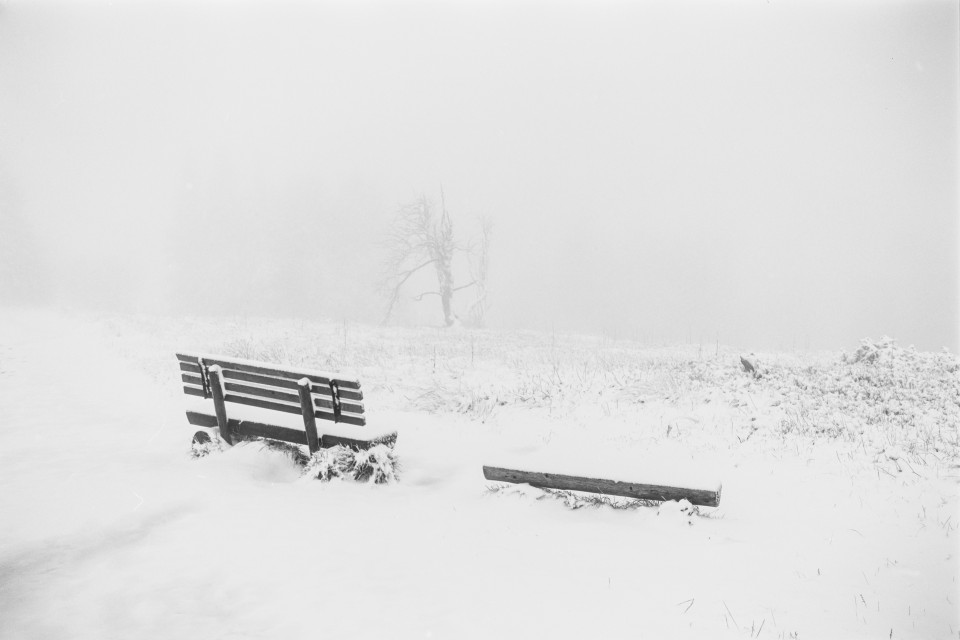 Erster Schnee auf dem Feldberg