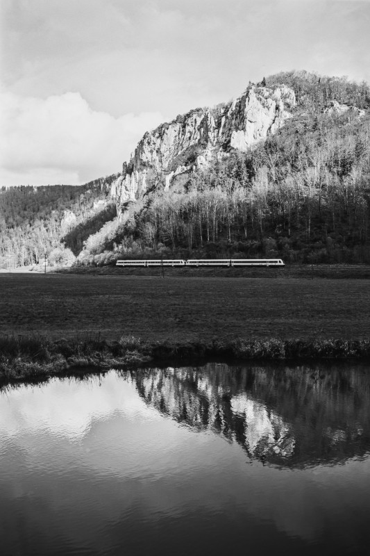 Oberes Donautal, Blick zum Schaufelsen