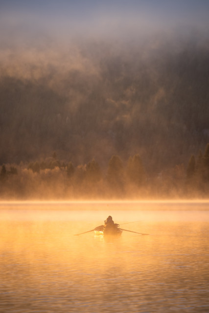 Spätherbstliche Morgenstimmung am Schluchsee