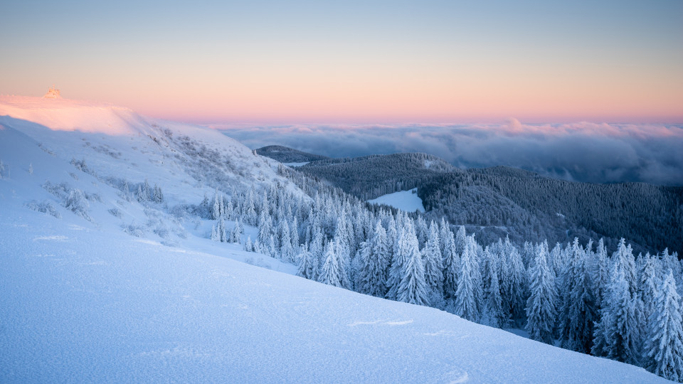 Wintermorgen auf dem Feldberg