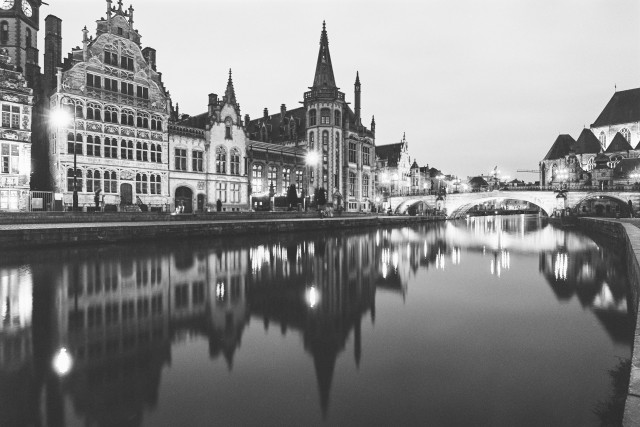 Gent, Graslei und Sint-Michielsbrug