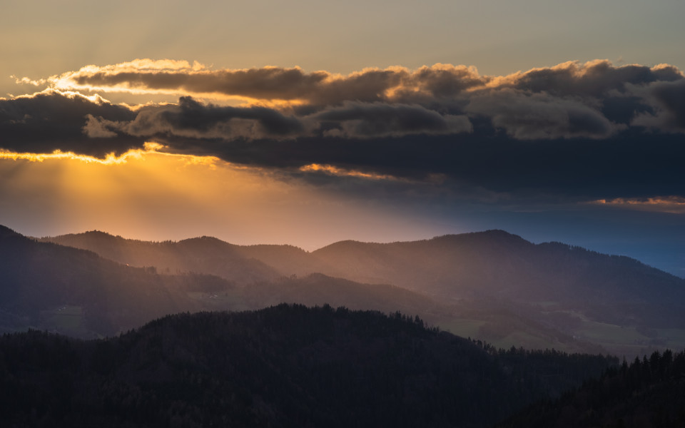 Sonnenuntergang bei Nessellachen