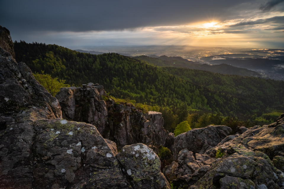 Aussicht vom Großen Kandelfelsen