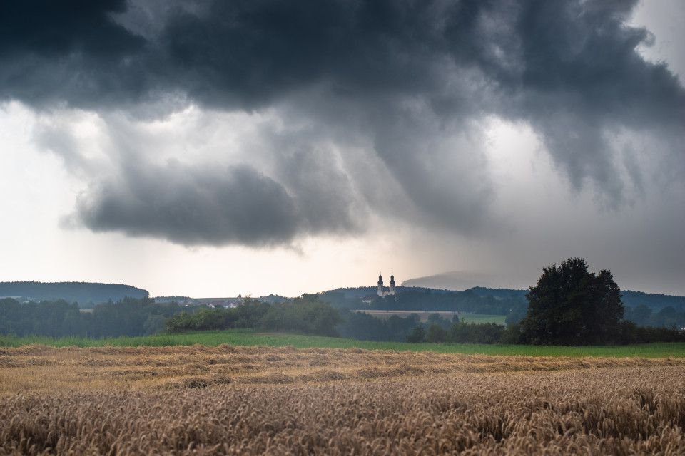 Gewitterstimmung bei Obermarchtal