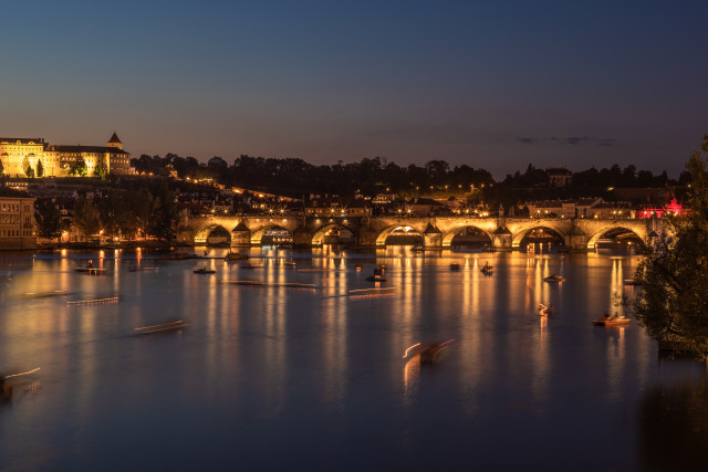 Prag, Blick zur Karlsbrücke