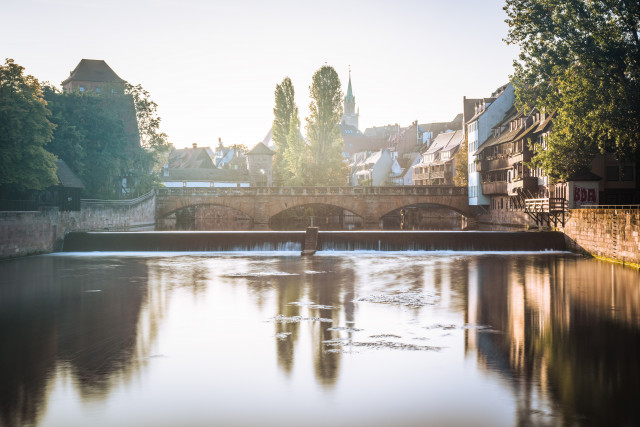 Nürnberg, Blick zur Maxbrücke