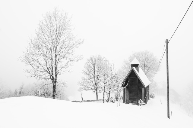 Nessellachen im Winter