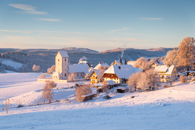 Wintermorgen in Saig