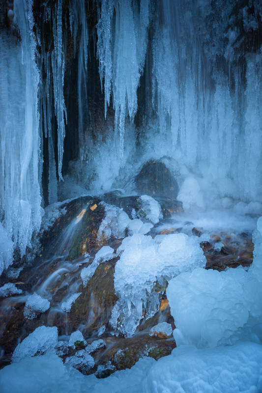 Tannegger Wasserfall im Winter