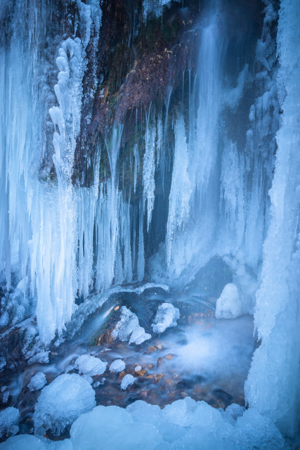 Tannegger Wasserfall im Winter