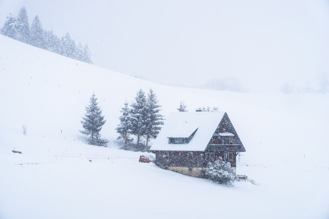 Wintereinbruch im April bei Breitnau