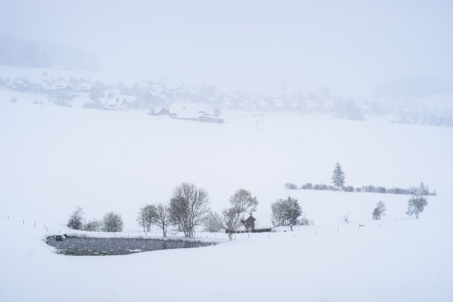 Wintereinbruch im April bei Breitnau