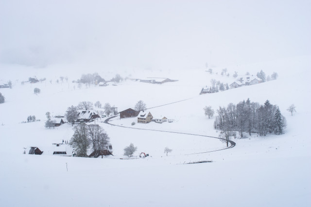 Wintereinbruch im April bei Breitnau