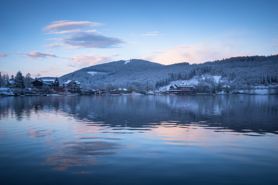 Neuschnee am Titisee