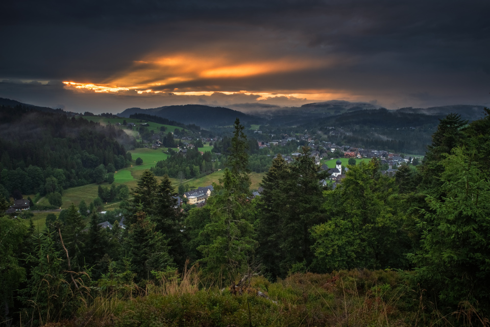 Hinterzarten, Aussicht vom Scheibenfelsen